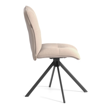 Стул обеденный Tetchair Sweet поворотный механизм 360, велюр, бежевый, 7