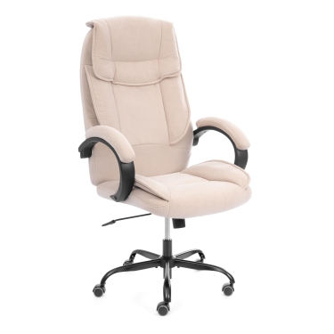 Кресло руководителя Tetchair OREON metalBL велюр, бежевый, 7