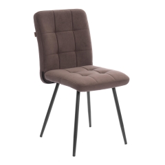Стул обеденный Tetchair Medeo велюр, коричневый, 6, 47х56х89