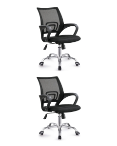 Кресло офисное Stool Group TopChairs Simple New черный 2 шт