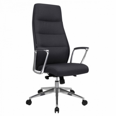 Кресло руководителя BRABIX BRABIX PREMIUM Adept EX-752, синхромеханизм, алюминий, ткань, серое