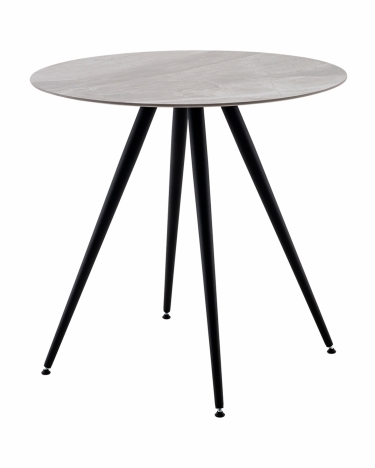 Стол Stool Group Ники круглый столешница керамика Italian light grey 800