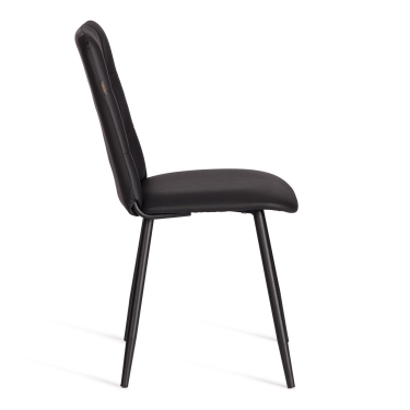 Стул обеденный Tetchair Asti 2 шт. в упаковке TREND, экокожа , черная, 50х55х93