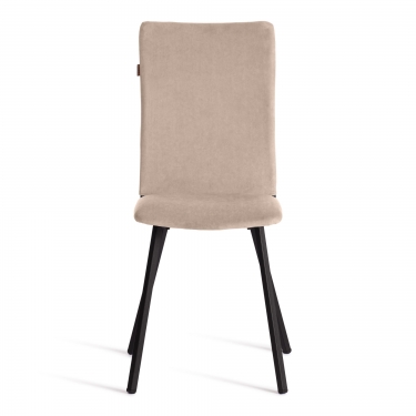 Стул обеденный Tetchair La Rousse 2 шт. в упаковке NEW, велюр, бежевый/черный, 7, 45х55х93 см