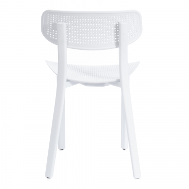 Стул Tetchair JOLLY mod. XRB-096-B2 пластик, белый white, 46 х 50,5 х 78 см
