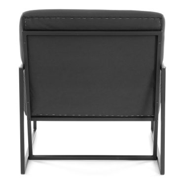 Кресло Tetchair Charli LUX/Чарли Люкс экокожа , Sharp Черный, 70х80х82 см