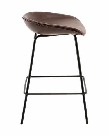 Стул полубарный Stool Group Фуриоса экокожа коричневый