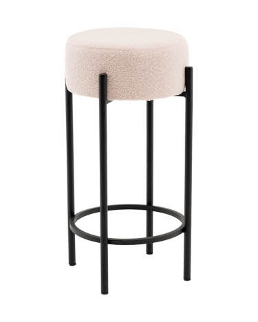 Стул барный Stool Group Беккет букле бежевый