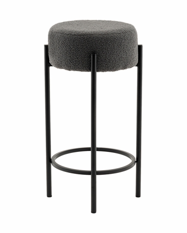 Стул барный Stool Group Беккет букле темно-серый
