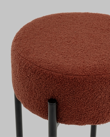 Стул барный Stool Group Беккет букле терракотовый