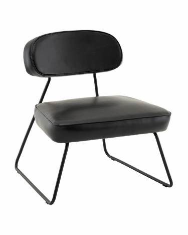 Кресло Stool Group Kate new ткань экокожа черный