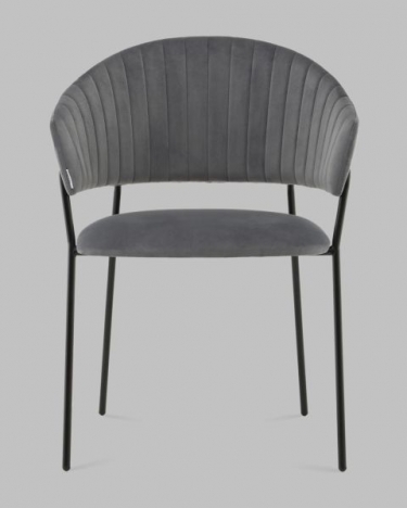 Стул Stool Group Бруно NEW велюр серый