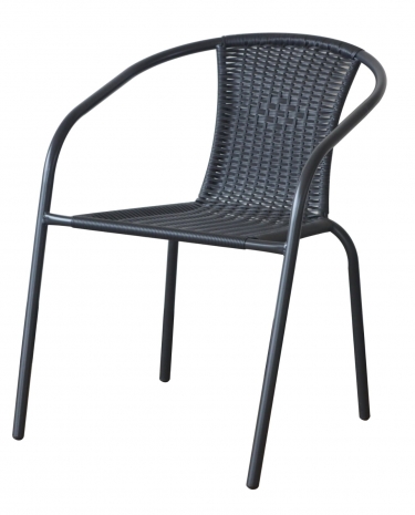 Комплект мебели Афина-мебель Асоль LRC03/LRT04-70x70 Black 4+1