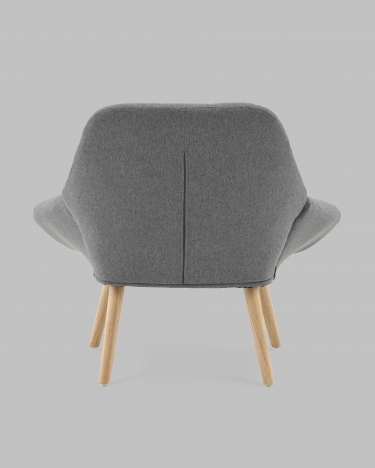 Кресло Stool Group Олби Квадро серый