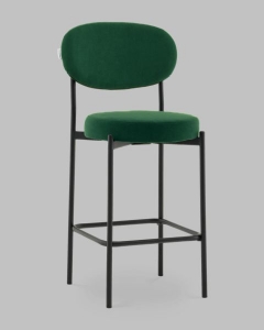 Стул Полубарный Stool Group Бриф DD ПБ велюр зеленый