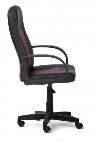 Кресло руководителя Tetchair Parma черный+бордо