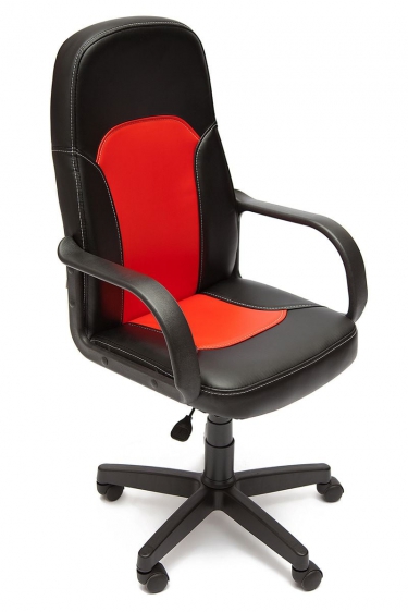 Кресло руководителя Tetchair Parma черный+красный