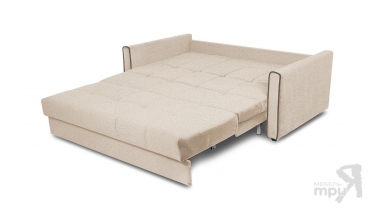 Диван Трия Лего Т1 160х200 Pony Beige микровелюр, бежевый