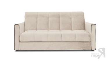Диван Трия Лего Т1 145х200 Pony Beige микровелюр, бежевый
