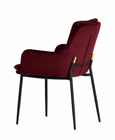 Кресло Stool Group Саманта велюр Бордовый