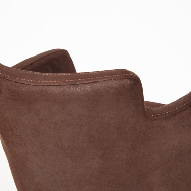 Кресло Tetchair KNEZ Бук, 59,5 х 57 х 79,5 см , ножки wenge, нубук - коричневый нубук 7