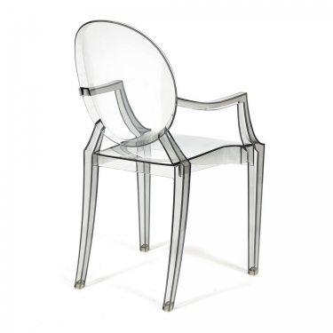 Кресло Tetchair MEDALION mod. 922 пластик, 56,553,292,5см, серый