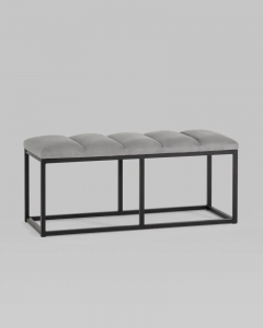 Банкетка Stool Group Хостен 2 велюр Серый