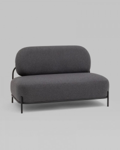 Диван Stool Group Стоун рогожка Темно-серый