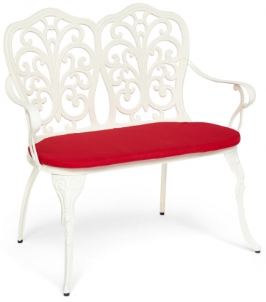 Скамья Tetchair Secret De Maison Symphonie + подушка алюминиевый сплав, 955692, butter white